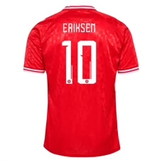 Danmark Eriksen 10 Hjemmebanetrøje 2024 Fodboldsæt