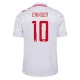 Danmark Eriksen 10 Udebanetrøje 2024 Fodboldsæt