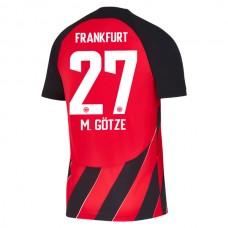 Eintracht Frankfurt M.Götze 27 Hjemmebanetrøje 2023-24 Fodboldsæt
