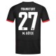 Eintracht Frankfurt M.Götze 27 Udebanetrøje 2024-25 Fodboldsæt