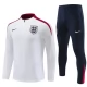 England Børn Træningssæt 2024-25 - 1-4 Zip Hvid