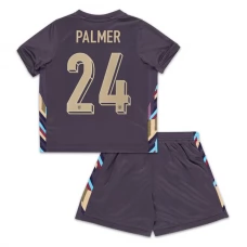 England EM 2024 Børn Palmer 24 Udebanetrøje Fodboldsæt