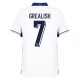 England EM 2024 Grealish 7 Hjemmebanetrøje Fodboldsæt
