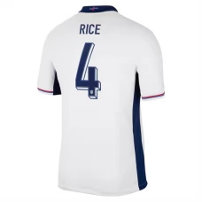 England EM 2024 Rice 4 Hjemmebanetrøje Fodboldsæt