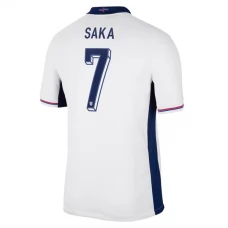 England EM 2024 Saka 7 Hjemmebanetrøje Fodboldsæt