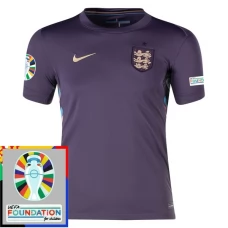 England EM 2024 Udebanetrøje Fodboldsæt Patch