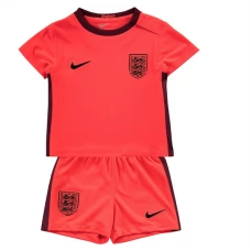 England Fodboldsæt Børn 2022 Udebanetrøje