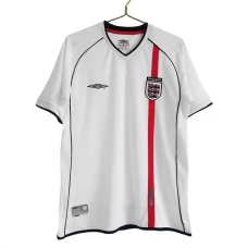 England Hjemmebanetrøje Retro 2001-03 Fodboldsæt