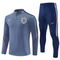 England Træningssæt Børn 2026-27 - 1-4 Zip Grå