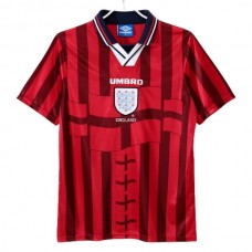 England Udebanetrøje Retro 1998 Fodboldsæt