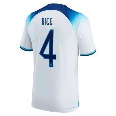 England VM 2022 Rice 4 Hjemmebanetrøje Fodboldsæt