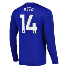 Everton Beto 14 Hjemmebanetrøje 2024-25 Langærmet Fodboldsæt
