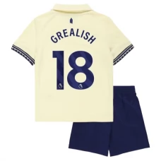 Everton Børn Grealish 18 Udebanetrøje 2025-26 Fodboldsæt
