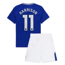 Everton Børn Harrison 11 Hjemmebanetrøje 2024-25 Fodboldsæt