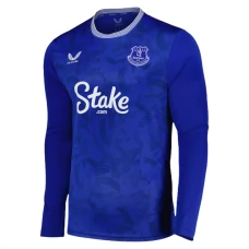 Everton Hjemmebanetrøje 2024-25 Langærmet Fodboldsæt