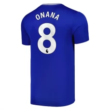 Everton Onana 8 Hjemmebanetrøje 2024-25 Fodboldsæt