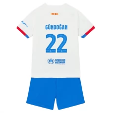 FC Barcelona Børn Gündoğan 22 Udebanetrøje 2023-24 Fodboldsæt