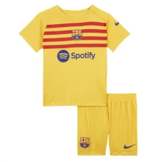 FC Barcelona Børn Hjemmebanetrøje Fourth 2023-24 Fodboldsæt