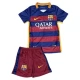 FC Barcelona Børn Hjemmebanetrøje Retro 2015-16 Fodboldsæt