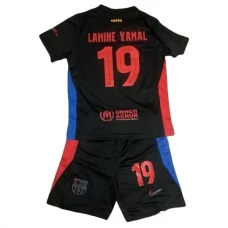 FC Barcelona Børn Lamine Yamal 19 Udebanetrøje 2024-25 Fodboldsæt