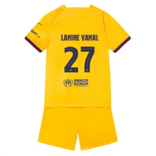 FC Barcelona Børn Lamine Yamal 27 Hjemmebanetrøje Fourth 2023-24 Fodboldsæt