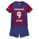 FC Barcelona Børn Lewandowski 9 Hjemmebanetrøje 2023-24 Fodboldsæt