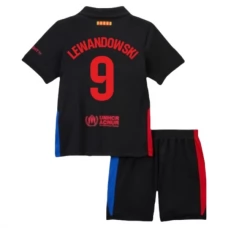 FC Barcelona Børn Lewandowski 9 Udebanetrøje 2024-25 Fodboldsæt