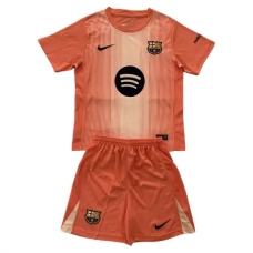 FC Barcelona Børn Målmand Hjemmebanetrøje Fourth 2025-26 Fodboldsæt