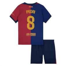 FC Barcelona Børn Pedri 8 Hjemmebanetrøje 2024-25 Fodboldsæt
