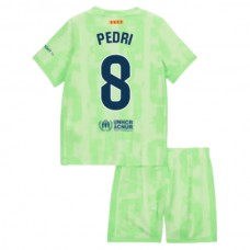 FC Barcelona Børn Pedri 8 Tredjetrøje 2024-25 Fodboldsæt