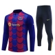 FC Barcelona Børn Træningssæt 2024-25 - 1-4 Zip Blå