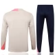 FC Barcelona Børn Træningssæt 2025-26 - 1-4 Zip Beige