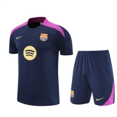 FC Barcelona Børn Træningstrøje Sæt 2025-26 - Shorts Flådeblå