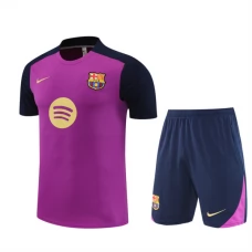 FC Barcelona Børn Træningstrøje Sæt 2025-26 - Shorts Lilla