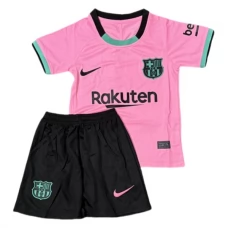 FC Barcelona Børn Tredjetrøje Retro 2020-21 Fodboldsæt