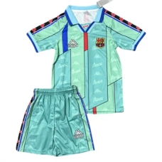 FC Barcelona Børn Udebanetrøje Retro 1996-97 Fodboldsæt