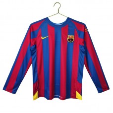FC Barcelona Champions League Retro Hjemmebanetrøje 2005-06 Langærmet