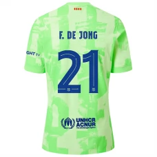 FC Barcelona F.De Jong 21 Tredjetrøje 2024-25 Fodboldsæt