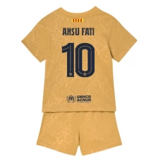 FC Barcelona Fodboldsæt Børn 2022-23 Ansu Fati 10 Udebanetrøje