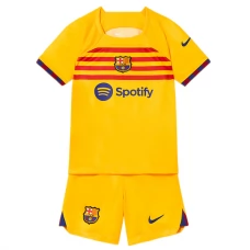 FC Barcelona Fodboldsæt Børn 2022-23 Fourth Hjemmebanetrøje