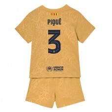 FC Barcelona Fodboldsæt Børn 2022-23 Gerard Piqué 3 Udebanetrøje