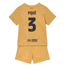 FC Barcelona Fodboldsæt Børn 2022-23 Gerard Piqué 3 Udebanetrøje