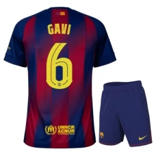 FC Barcelona Gavi 6 Hjemmebanetrøje Børn 2025-26 Fodboldsæt