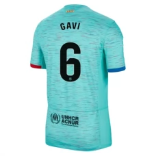 FC Barcelona Gavi 6 Tredjetrøje 2023-24 Fodboldsæt