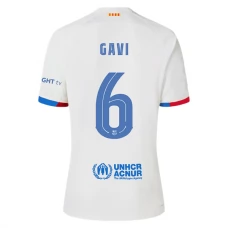 FC Barcelona Gavi 6 Udebanetrøje 2023-24 Fodboldsæt