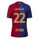 FC Barcelona Gündoğan 22 Hjemmebanetrøje 2024-25 Fodboldsæt