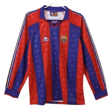FC Barcelona Hjemmebanetrøje Retro 1995-97 Langærmet Fodboldsæt