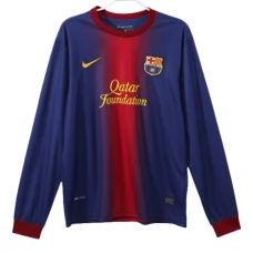 FC Barcelona Hjemmebanetrøje Retro 2012-13 Langærmet Fodboldsæt