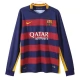 FC Barcelona Hjemmebanetrøje Retro 2015-16 Langærmet Fodboldsæt
