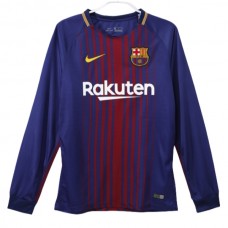 FC Barcelona Hjemmebanetrøje Retro 2017-18 Langærmet Fodboldsæt